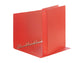 Raccoglitore Esselte Daily a 4 anelli tondi 25mm robusto cartone rivestito in PP rosso 22x30 cm dorso 3,5cm- 395693300