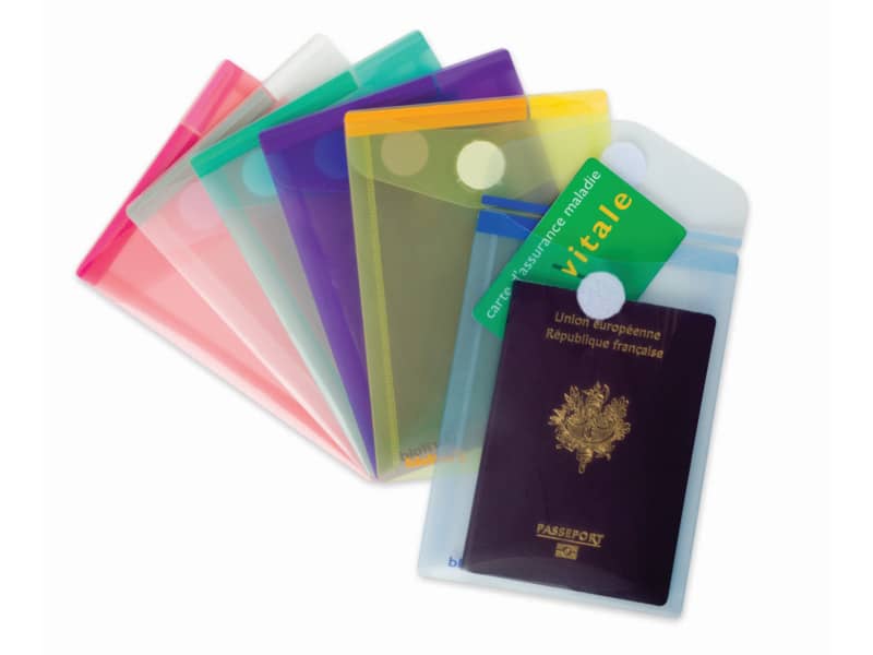 Buste con bottone Tarifold® con chiusura in velcro A6 conf. 6 pezzi - 510249