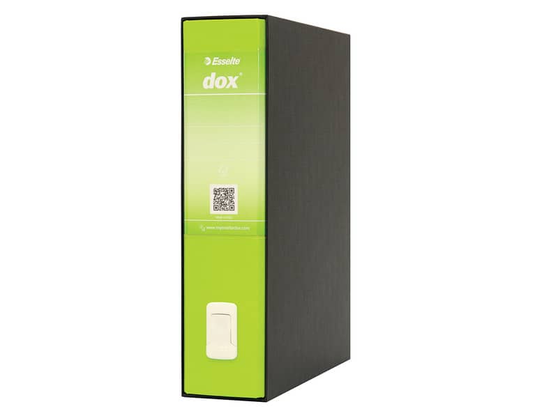 Registratore a leva DOX2 Protocollo 28,5x35 cm - dorso 8 cm verde greenery D26226