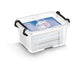 Contenitore con doppio coperchio in ppl 0,4 L Strata riciclabile impilabile trasparente - 2006780111