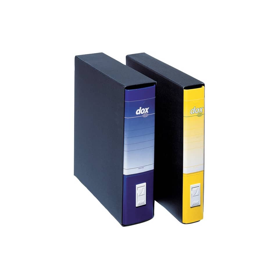 Registratore a leva DOX1 Commerciale 28,5x31,5 cm - dorso 8 cm blu D26104