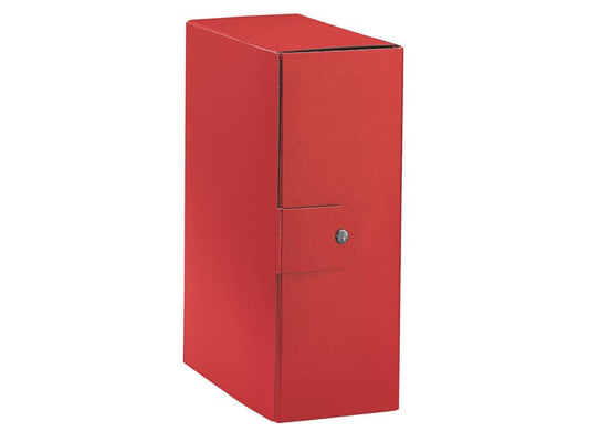 Cartella portaprogetti Esselte C32 EUROBOX dorso 12 cm presspan biverniciato rosso - 390332160