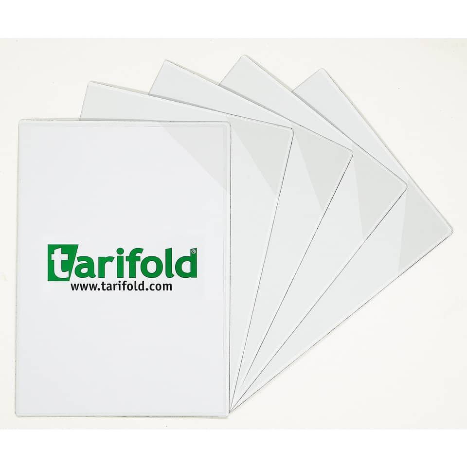 Buste portavvisi Tarifold® Stickyfold trasparente conf. 5 buste - 194690