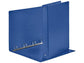 Raccoglitore Esselte DAILY a 4 anelli tondi 25mm robusto cartone rivestito in PP blu 22x30 cm dorso 3,5 cm - 395693500