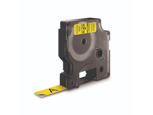 Nastro per etichettatrici Dymo D1 12 mm x 7 m nero/giallo S0720580