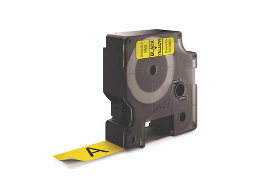 Nastro per etichettatrici Dymo D1 19 mm x 7 m nero/giallo S0720880