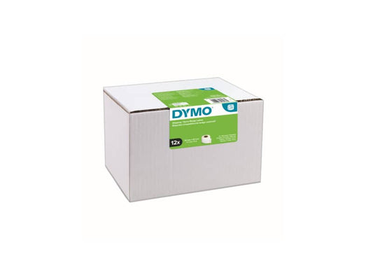 Rotoli da 220 etichette Dymo LabelWriter Spediz./Badge 101x54 mm bianco value pack da 12 rotoli - S0722420