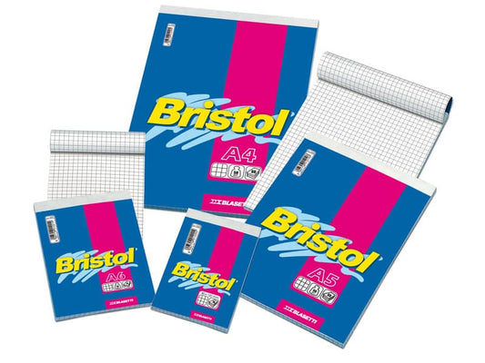 Blocco punto metallico Blasetti BRISTOL copertina patinata 115 gr 50 g/m² Q 5M A5 15X21cm - 1028