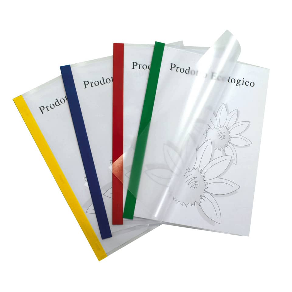 Cartelline per rilegatura Sei Rota Poli 200 rosso - formato A4 conf. 10 pz. - 66230512