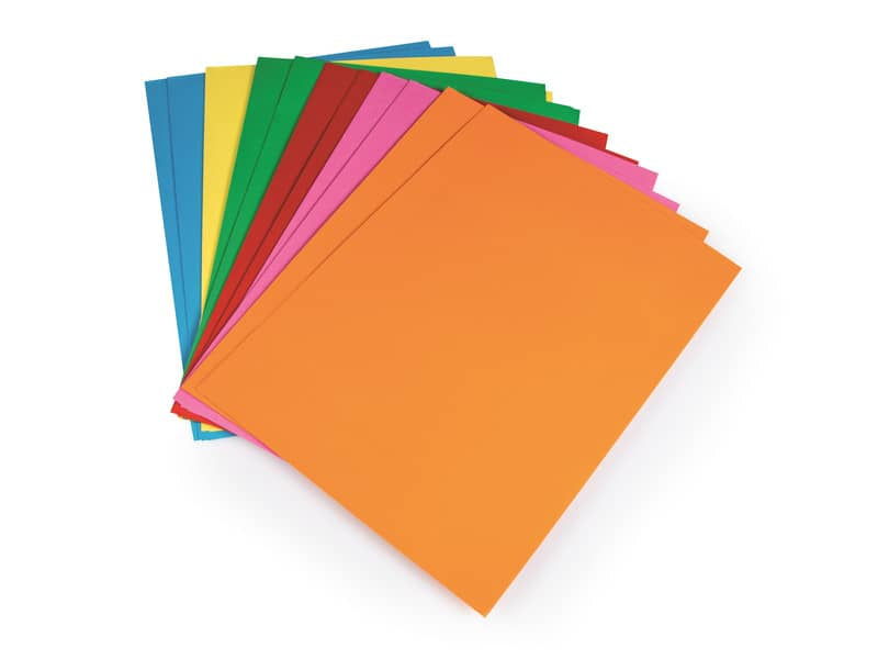 Cartellina a 3 lembi Brefiocart Color 24,5x35 cm cellulosa 200 g/m² azzurro Conf. 25 pezzi - 0205511.AZ
