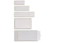 Portaetichette adesive Sei Rota IesTI B4 + etichette intercambiabili 65x100 mm trasparente - conf. 10 pezzi - 321125