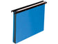 Cartelle sospese orizzontali per cassetti CARTESIO PP 39 cm fondo a U 3 cm blu Conf. 25 pezzi - 500/395 3 -A3