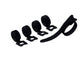 Fascette fermacavi a strappo con asola DURABLE CAVOLINE GRIP TIE 20x1 cm nero Conf. 5 pezzi - 503601