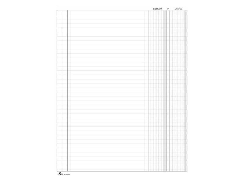 Registro Entrate-uscite Semper 96 pagg. 31x24,5 cm SEL000400
