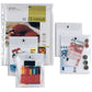 Busta con bottone Sei Rota Press 5E alto spessore 13x18 cm trasparente 441318