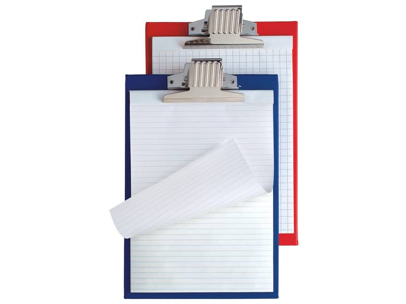 Portablocco singolo con molla Sei Rota Superblock ML 21x29,7 cm blu 29302307