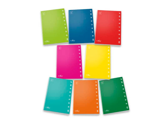 Quaderno 38 fogli PIGNA Monocromo A4 a righe 1R assortiti 02298881R