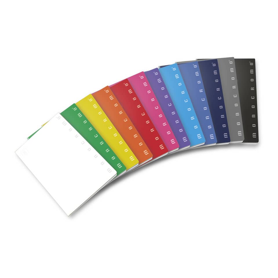 Quaderno 42 fogli PIGNA Monocromo A4 a righe C assortiti 02298870C