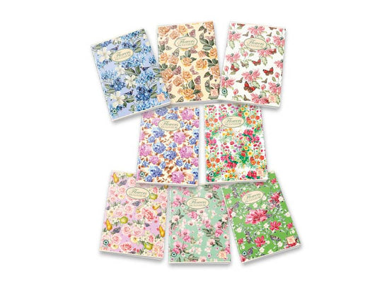 Quaderno a righe 42 fogli PIGNA Maxi Nature Flowers A4 1R assortiti 02298851R