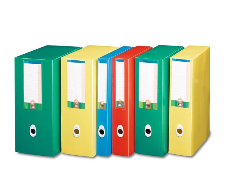 Scatola portaprogetti LEONARDI Plus PPL 25,5x35,5 cm - dorso 15 cm azzurro U215AZ