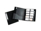 Portabiglietti da visita ad anelli TECNOSTYL in PPL da 500 scomparti in 25 pagine 26x32x4 cm nero - BT601