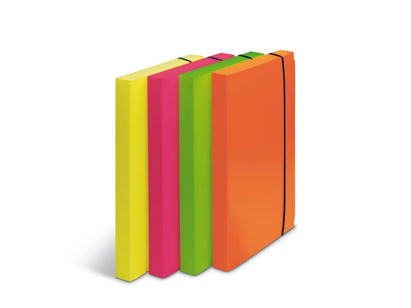Scatole portaprogetti FELLOWES Fluo dorso 3 cm PPL assortiti conf.4 - 1028101