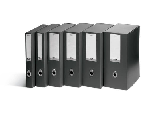 Scatole portaprogetti LEONARDI Plus VIP 25,5x35,5 cm PPL antracite dorso 15 cm 1007501