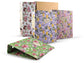 Registratore a 2 anelli con custodia PIGNA Nature Flowers con dorso da 8 cm 28,5x35 cm assortiti - 0223325D8