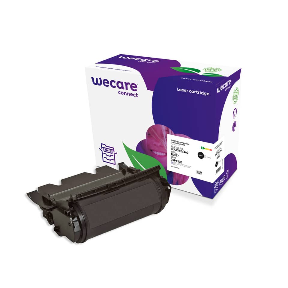 Toner WECARE compatibile con Lexmark 12A7362 - nero K12007W4