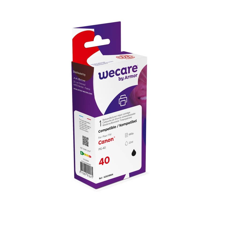 Cartuccia inkjet WECARE compatibile con Canon 0615B001 - nero K20218W4