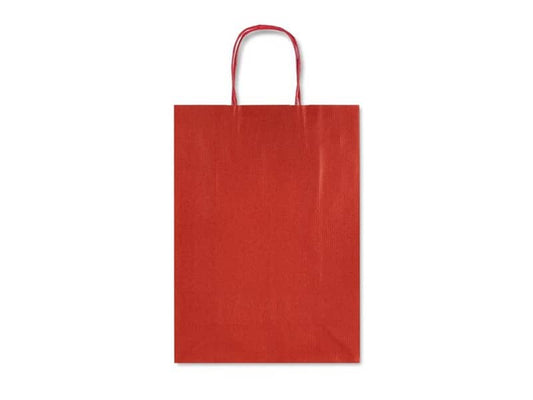 Sacchetti da regalo Rex-Sadoch Allegra tinta unita Dark 36x12x41 cm rosso conf. da 25 - SDF36-551