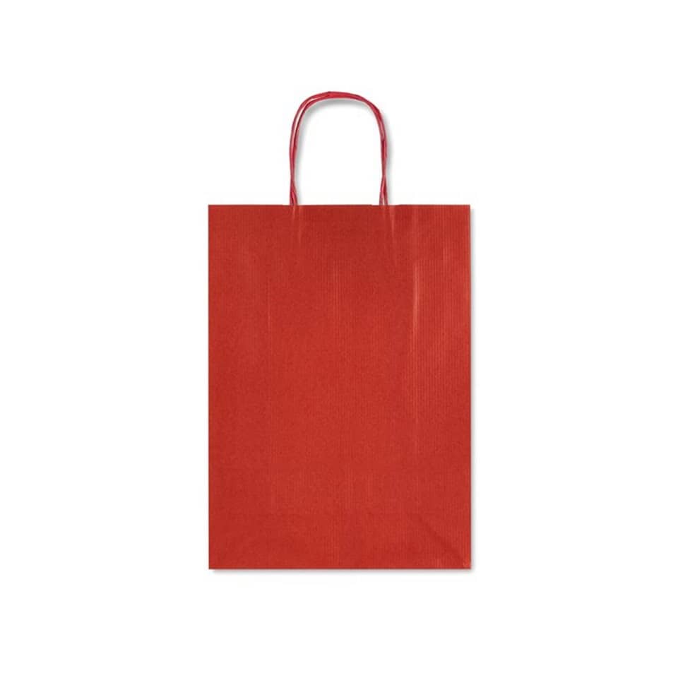 Sacchetti da regalo Rex-Sadoch Allegra tinta unita Dark 36x12x41 cm rosso conf. da 25 - SDF36-551