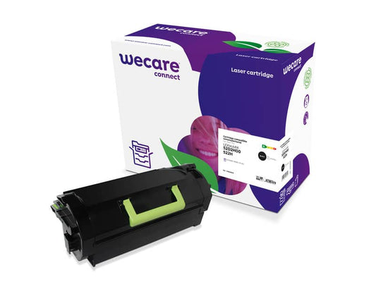 Toner alta resa WECARE compatibile con Lexmark 52D2H00 - nero K15636W4