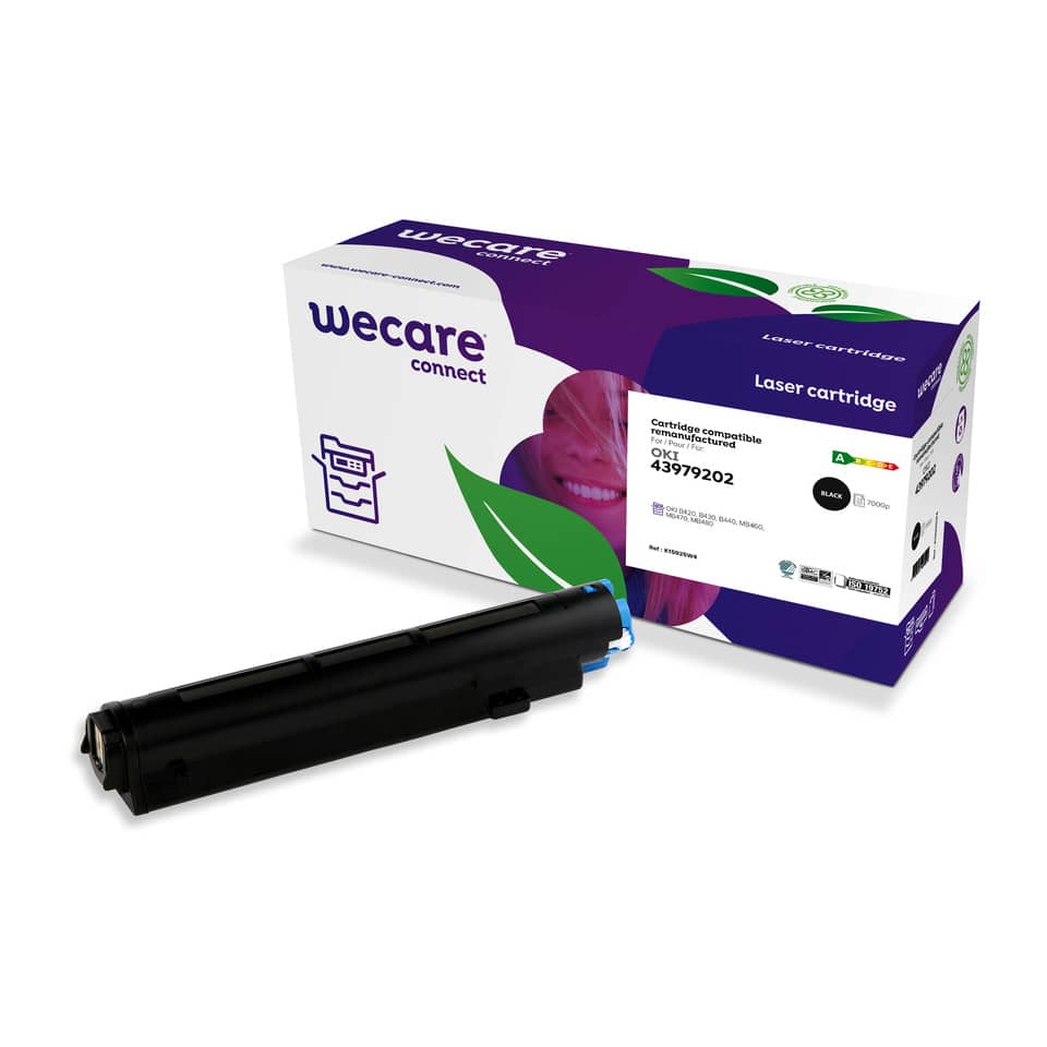 Toner WECARE compatibile con Oki 43979202 - nero K15925W4
