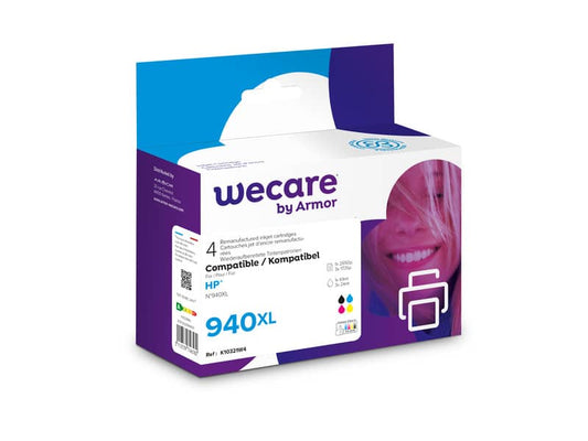 Cartucce inkjet WECARE compatibili con HP C4906AE - nero+ciano+magenta+giallo Conf. 4 - K10321W4