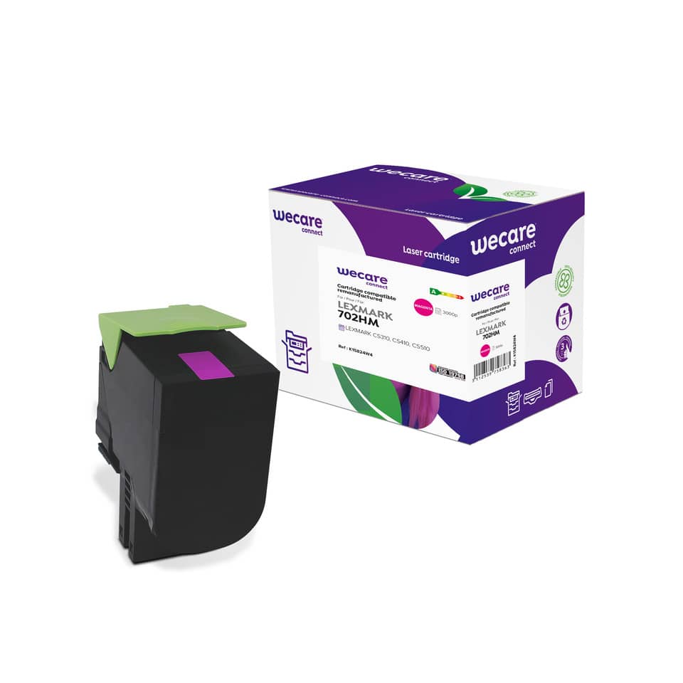 Toner alta resa WECARE compatibile con Lexmark 70C2HM0 - magenta K15824W4