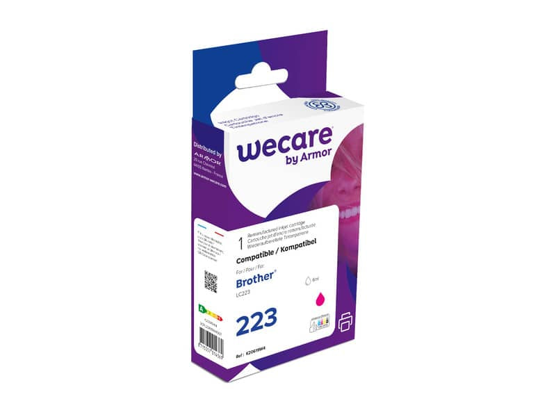 Cartuccia inkjet WECARE compatibile con Brother LC-223M - magenta K20619W4