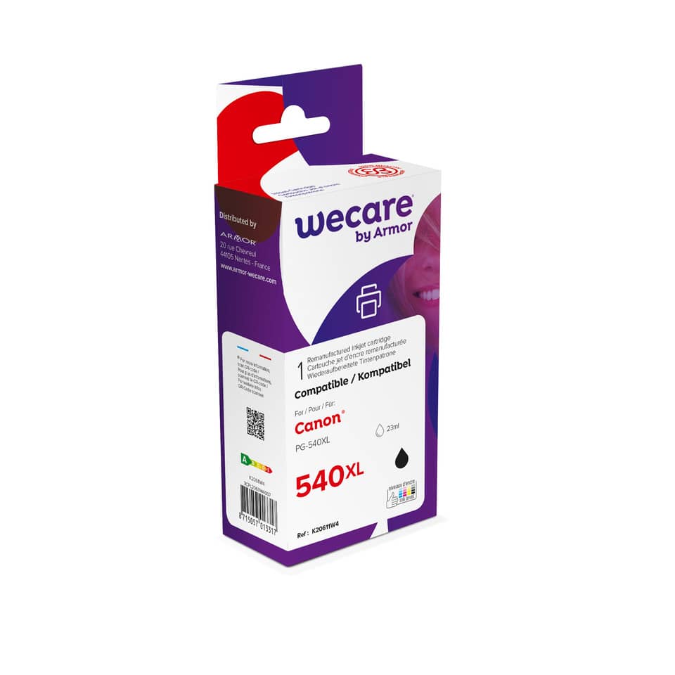 Serbatoio inchiostro alta capacità WECARE compatibile con Canon 5222B004 - nero K20611W4