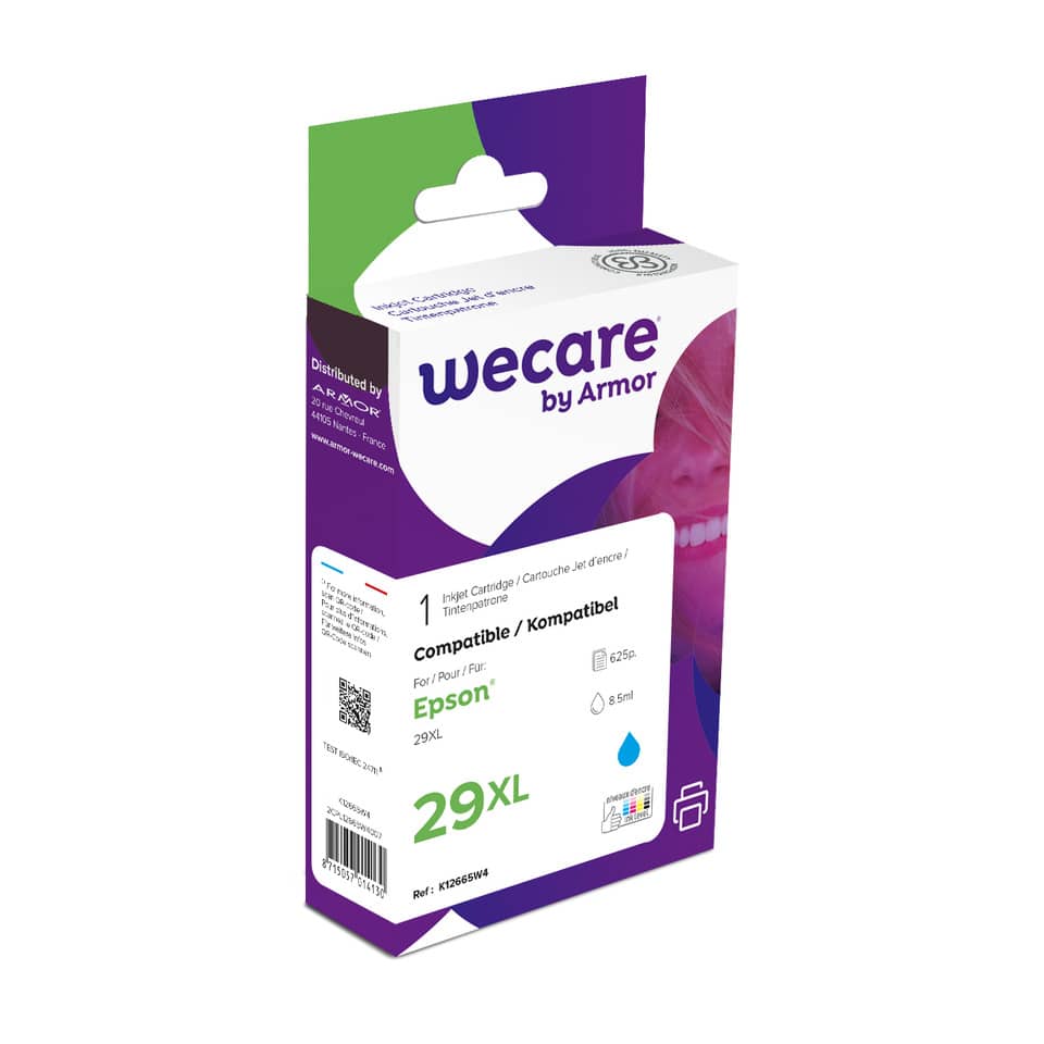 Cartuccia inkjet WECARE compatibile con Epson C13T29924012 - ciano K12665W4
