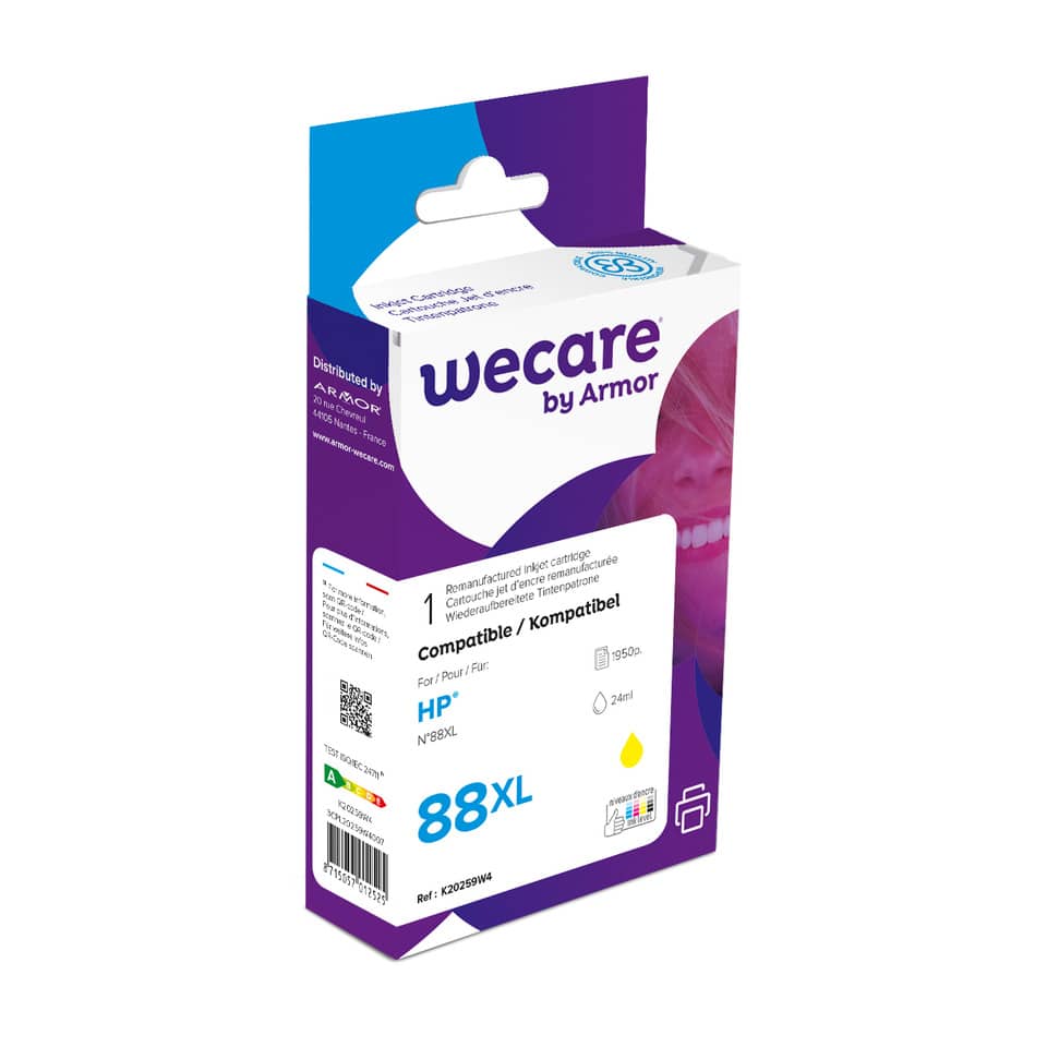Cartuccia inkjet alta capacità WECARE compatibile HP C9393AE - giallo K20259W4