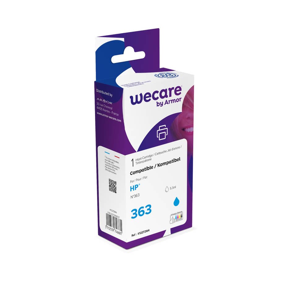 Cartuccia inkjet WECARE compatibile con HP C8771EE - ciano K12272W4
