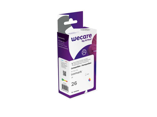 Cartuccia inkjet WECARE compatibile con Lexmark 10N0026E - 3 colori K20207W4