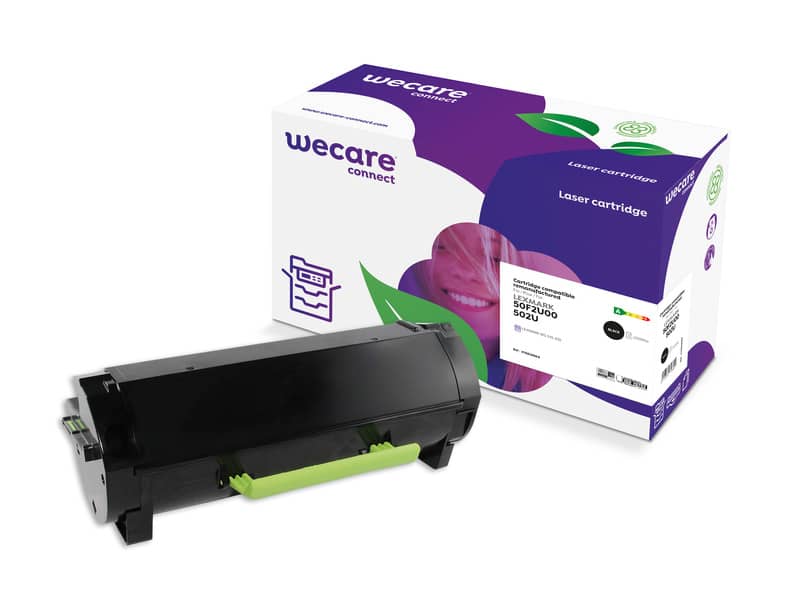Toner alta resa WECARE compatibile con Lexmark 50F2U00 - nero K15639W4