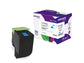 Toner alta resa WECARE compatibile con Lexmark 70C2HC0 - ciano K15823W4