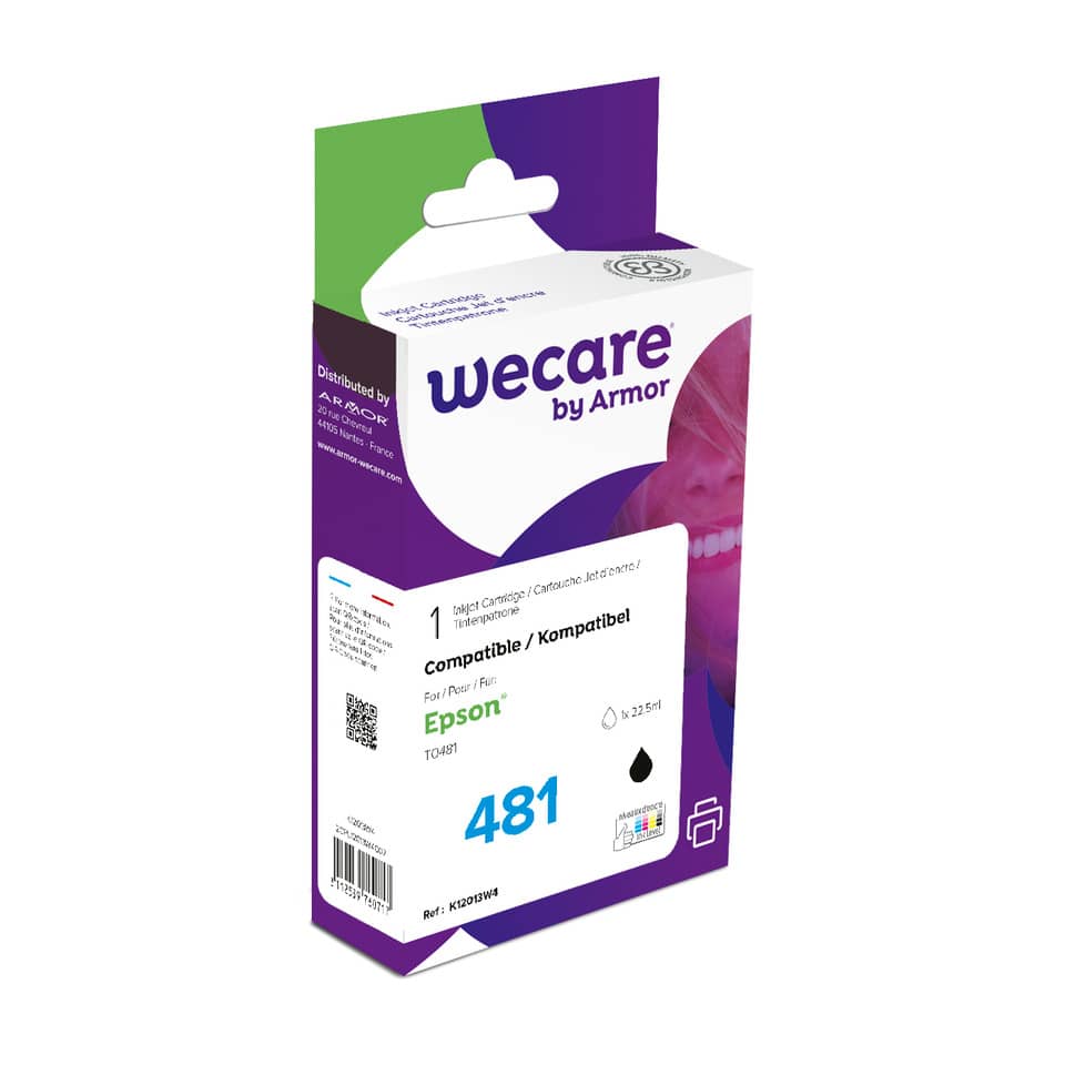 Cartuccia inkjet WECARE compatibile con Epson C13T04814010 - nero K12013W4