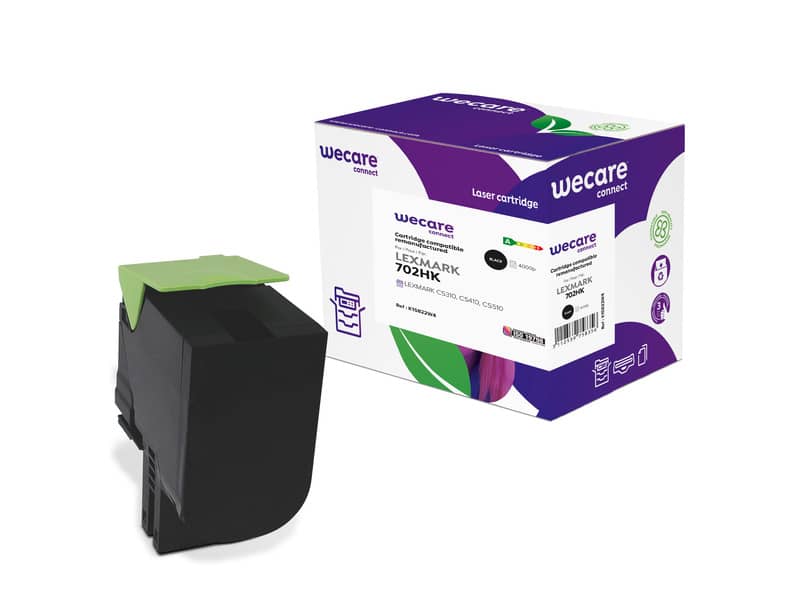 Toner alta resa WECARE compatibile con Lexmark 70C2HK0 - nero K15822W4