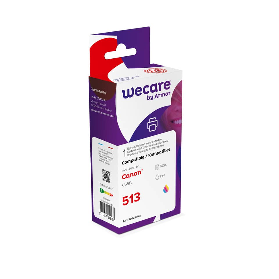 Cartuccia inkjet alta resa WECARE compatibile con Canon 2971B001 - 3colori K20288W4
