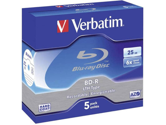 Blu-Ray BD-R Verbatim 25 GB  conf. da 5 - 43753