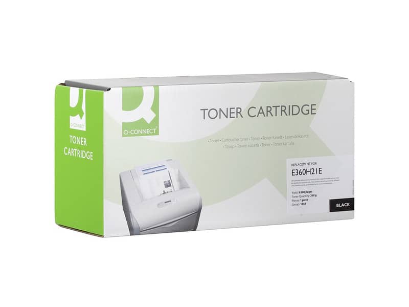 Toner Q-Connect compatibile con Lexmark E360H21E - nero K15150QC