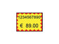 Etichette per prezzatrice Printex f.to 26x19 mm giallo/rosso permanenti conf 10 rotoli da 600 etich. - B10/2619/FPGSTF